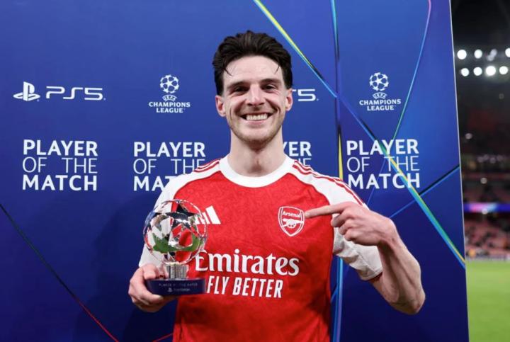  酋长球场夜色沸腾；赖斯一箭定江山，阿森纳强势挺进欧冠八强。 体育新闻